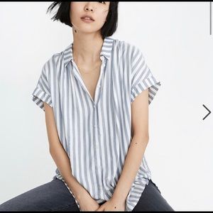 Madewell Central Shirt in Pompano Stripe